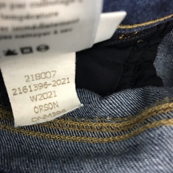 Paige Verdugo Ankle Skinny Jeans Raw Hem Orson B7 - Picture 8 of 8